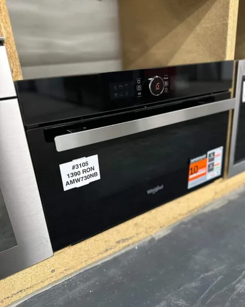 MICRO-ONDE WHIRLPOOL ENCASTRABLE 31L 6ÈME SENS 1000WATT AMW730IX AMW730NB