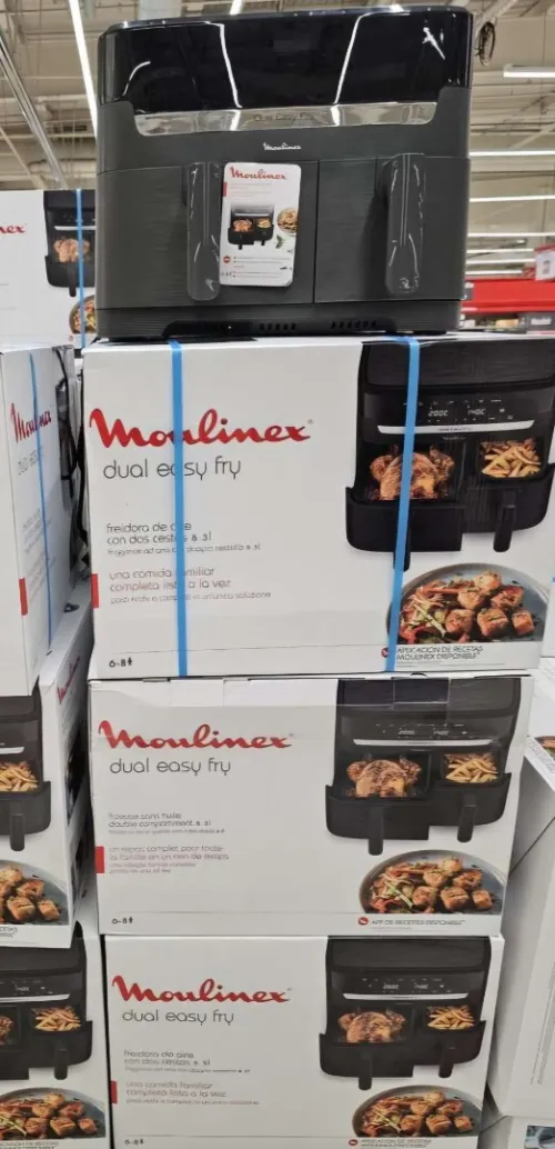 FRITEUSE MOULINEX DUAL EASY FRY & GRILL 8.3L 2IN1 EZ905D20 