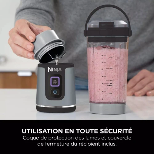 BLENDER NINJA BLAST SANS FIL 530ML BC151 EUROPÉEN
