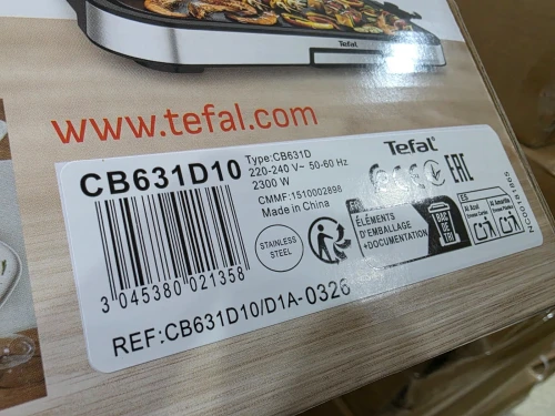 PLANCHA TEFAL GIANT INOX XXL 2300WATT 12 PERSONNE 55/30