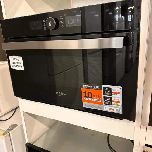 MICRO-ONDE WHIRLPOOL ENCASTRABLE 31L 6ÈME SENS 1000WATT AMW730IX AMW730NB