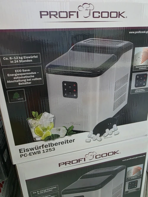 PONDEUSE A GLACON PROFICOOK INOX 12KG 1.5L 120WATT PC-EWB1253