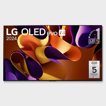 TV LG OLED EVO GALLERY EDITION 83" G4 SMART 4K 144FPS HDMI 2.1 ALPHA 11 NEW 2024 EUROPÉEN
