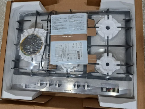 PLAQUE DE CUISSON BOSCH 5 FEUX INOX 75CM SÉRIE 6 FLAME SELECT