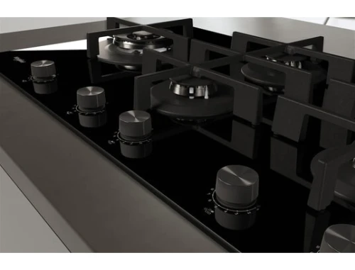 PLAQUE DE CUISSON WHIRLPOOL 5 FEUX EN VERRE NOIR 90CM GOWL928/ NB