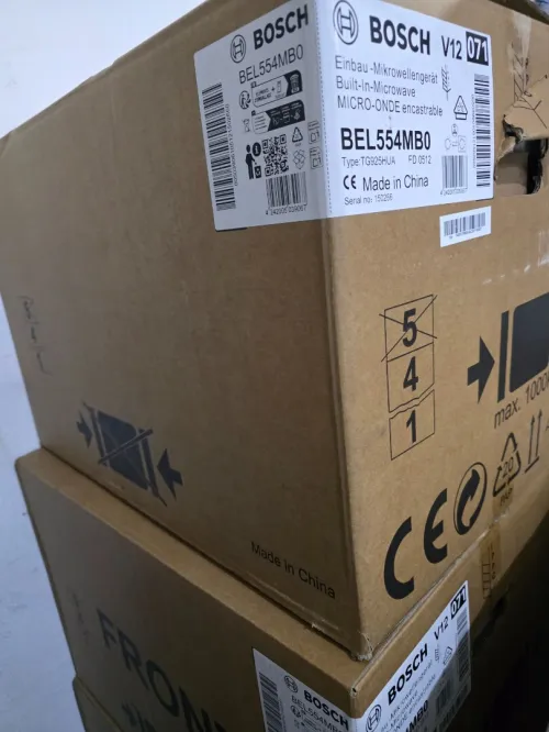 MICRO-ONDE BOSCH ENCASTRABLE 25L SÉRIE 6 NOIR BEL554MBO
