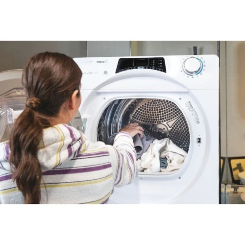 SÈCHE LINGE CANDY 9KG POMPE À CHALEUR A +++ WIFI ROE H9A3TCEX-S