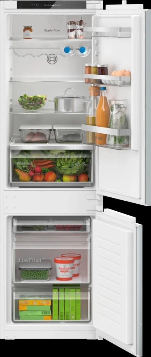 RÉFRIGÉRATEUR BOSCH ENCASTRABLE SERIE 4 COMBINÉ 267L MADE IN GERMANY KIV86VSE0