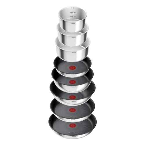 KIT TEFAL INGENIO EMOTION INOX 20 PIÈCES INDUCTION L897SJ04 