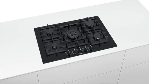 PLAQUE DE CUISSON SIEMENS 5 FEUX 75CM IQ500 EN VERRE TREMPÉ 