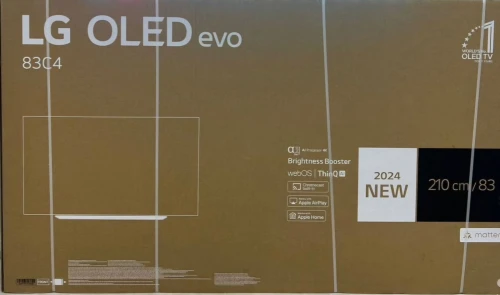 TV LG OLED EVO 83" C4 SMART 4K 144FPS HDMI 2.1 NEW 2024 EUROPÉEN