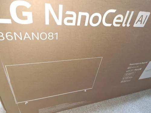 TV LG NANOCELL 86" SMART 4K 120FPS HDMI 2.1 REMONTE MAGIC 86NANO81T6A EUROPÉEN 