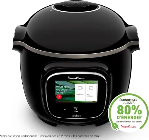 COOKEO TOUCH WIFI CONNECTÉ MOULINEX 6L 13 PROGRAMME CE902800 