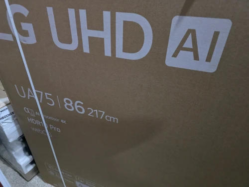 TV LG 86" SMART 4K 86UA75006LA NEW 2025 EUROPÉEN 