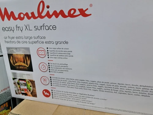 FRITEUSE MOULINEX AIR FRYER EASY FRY XL SURFACE 1KG 4L 10 PROGRAMME 2200WATT 