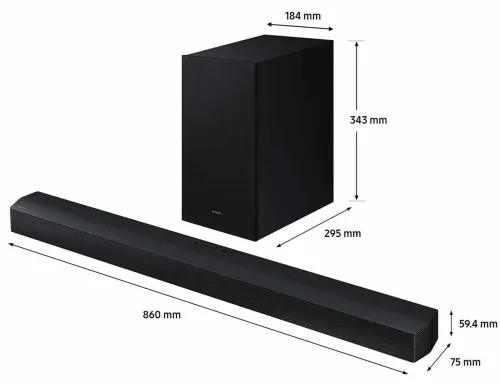 BARRE DE SON SAMSUNG 370WATT 3.1 HW-B650D