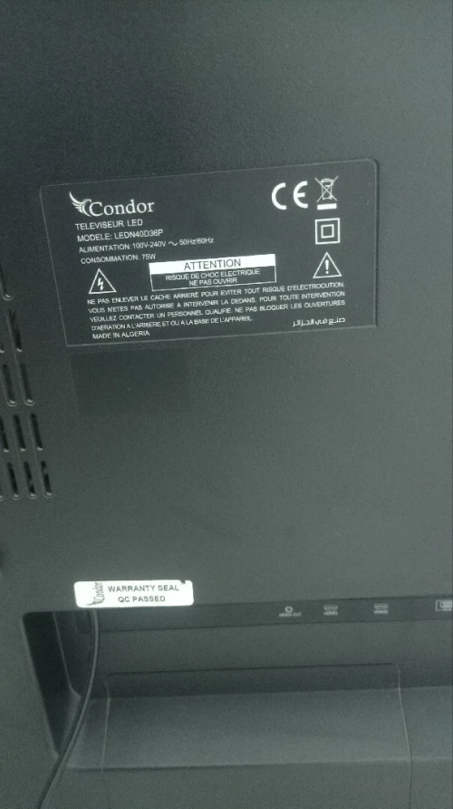 02 Téléviseurs LED IRIS & CONDOR