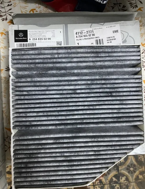 Filtre à air à gasoil à particule et plaquettes de freins avant et arrières 
