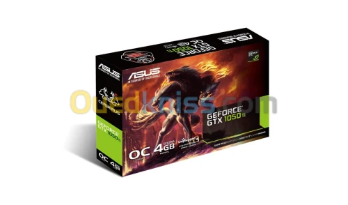 Carte Graphique ASUS Cerberus GeForce GTX 1050 Ti OC Edition 4GB GDDR5 Haute Performance pour Gaming