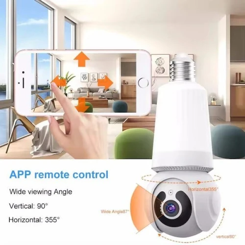 Caméra de surveillance  sans fil bulb كاميرا مراقبة عن بعد الأكثر طلبا 