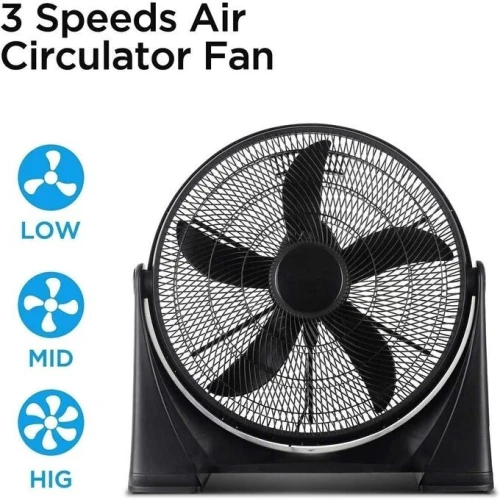 Ventilateur De Scène 20 pousse Trés Puissant - 90W - Noir