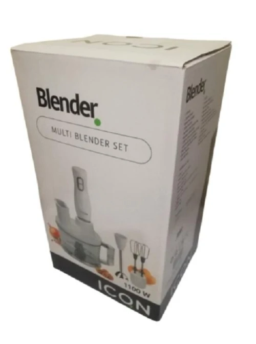 Blender Multifonction 2 Vitesse 1100W  - Blanc.