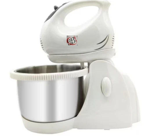 Batteur Mixeur Électrique 3 Vitesses 250 W - Blanc