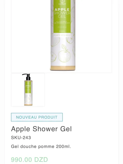 Gel douche et brumes plusieurs goûts