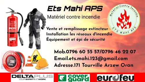 Installation des réseaux d'incendie et recherche et vendre extincteur
