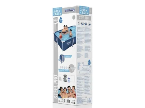 Piscine Bestway tubulaire rectangulaire 