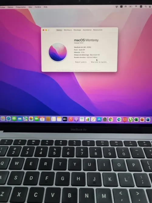 Macbook air 2020 M1