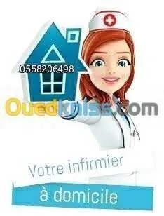 SOINS infirmiers  infirmiers à domiciles prélèvements sanguine sonde urinaire naso gastrique