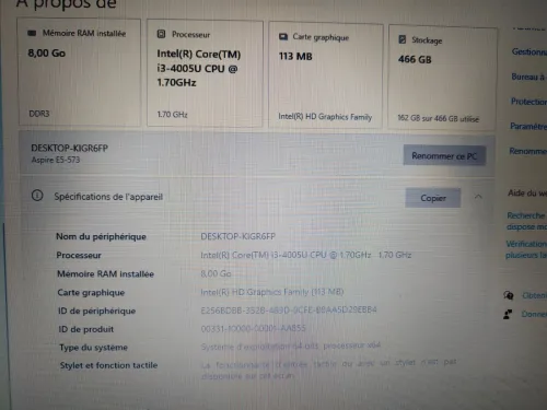 Pc portable - Acer