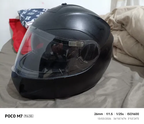 Casque moto intégral taille M