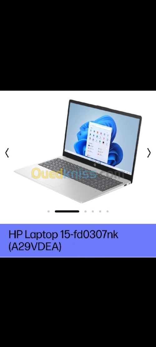 HP 15 fd0307nk (A29VDEA) i7-1355U / 8Go / SSD 512Go / Intel Iris Xe/ Natural Silver / Empreinte