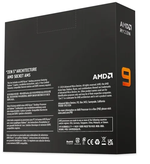Processeur AMD Ryzen 9 9950X - Performance Extrême pour les Pros et Gamers ! 