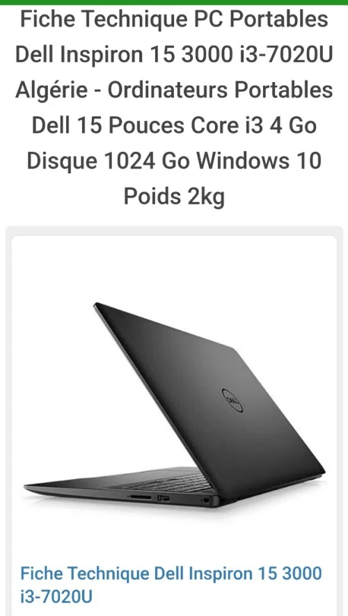 Dell inspiron 15 3000