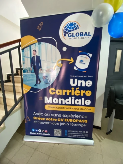 Banner Roll-Up , DESK , Snap-Up Publicitaire