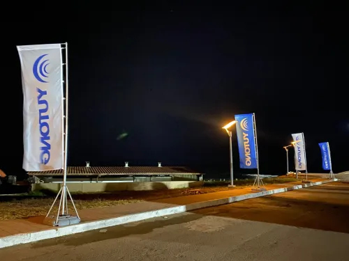 Location de drapeaux publicitaires de 5 mètres
