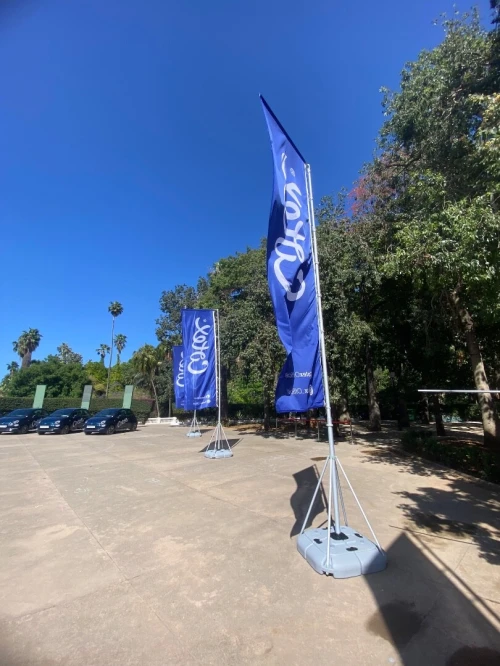 Location de drapeaux publicitaires de 5 mètres