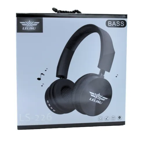 CASQUE MICROPHONE BLUETOOTH-TF CARD-AUX SANS FIL LELISU LS-226 BAT 8H
