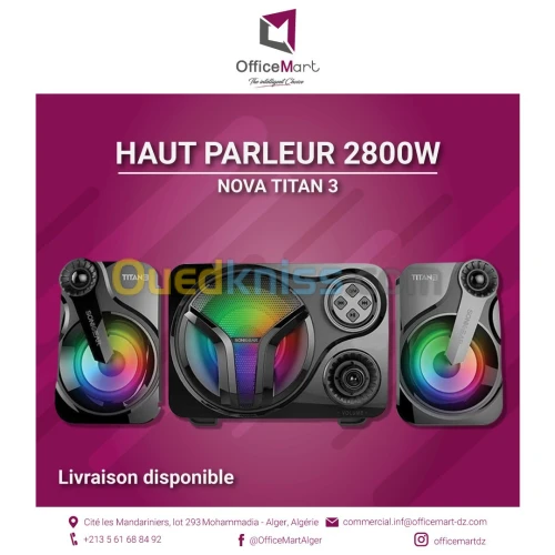 HAUT PARLEUR NOVA TITAN 3