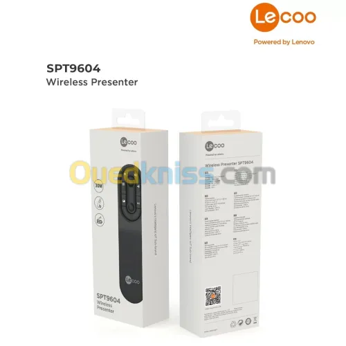 POINTEUR LASER LENOVO SPT9604 PORTEE DE 30 METRES SANS FIL ORIGINAL