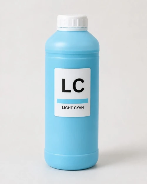 ENCRE LIGHT MAGENTA ET LIGHT CYAN LM LC BOUTEILLE 1L POUR LES IMPRIMANTE DE 6 COULEURS