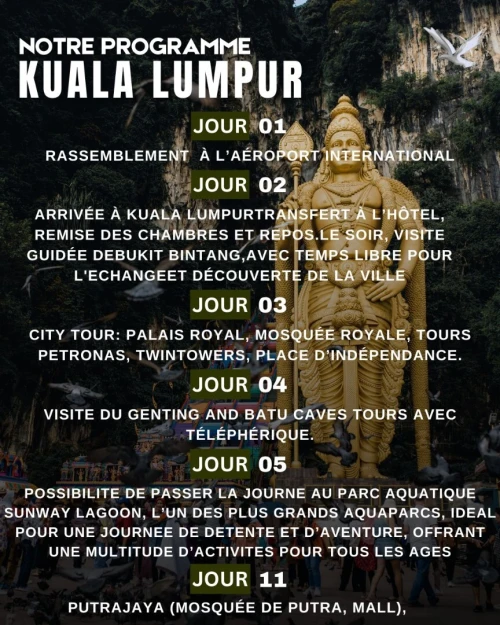 KUALA LUMPUR & LANGKAWI - Voyage organise 