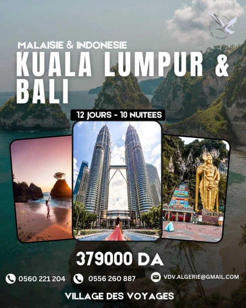 VOYAGE ORGANISE BALI & KUALA LUMPUR