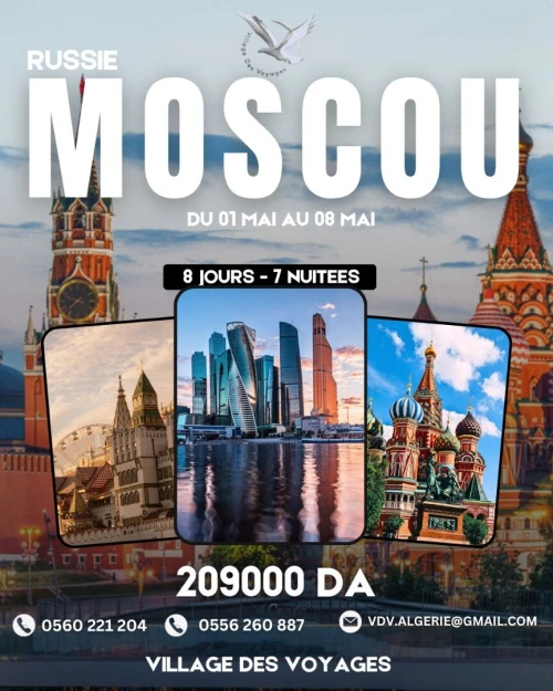 Voyage organise Russie