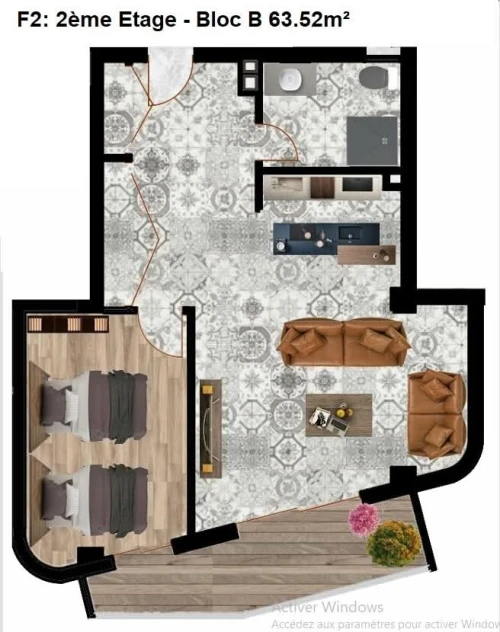 Vente Appartement Studio F2 F3 Béjaïa Bejaia