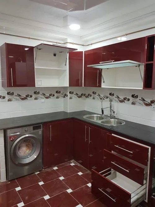 Cuisine moderne en Highgloss et MDF 