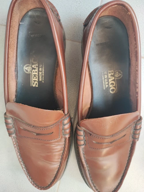Mocassin cuir homme marque SEBAGO 